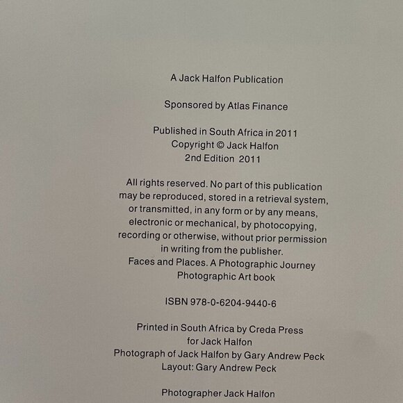 Jack Halfon Faces And Places A Photographic Journey Hardcover - Picture 3 of 5